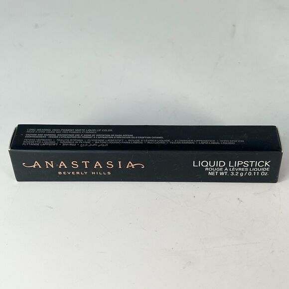 Anastasia Liquid Lipstick Matte Long Lasting Bohemian Red .11oz 3.2g New NIB - Picture 4 of 13